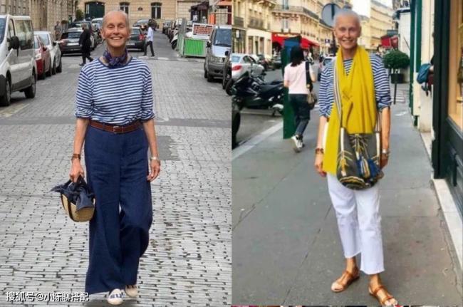 74歲奶奶因穿搭光鮮亮麗 簡單又好顯氣質