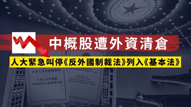 【反制裁法】人大突叫停香港落實　學者：相信與外資高調撤資有關