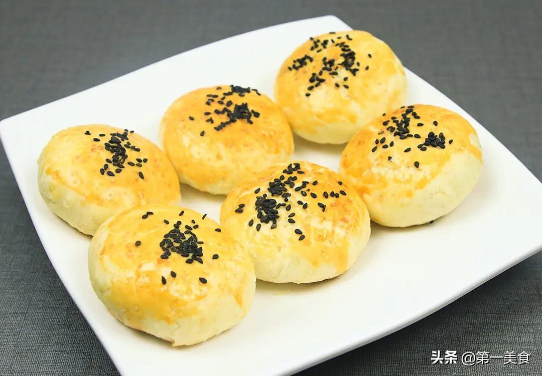 家常老婆饼，只要掌握油酥和油皮的技巧，在家也能做出金黄焦酥(图集)