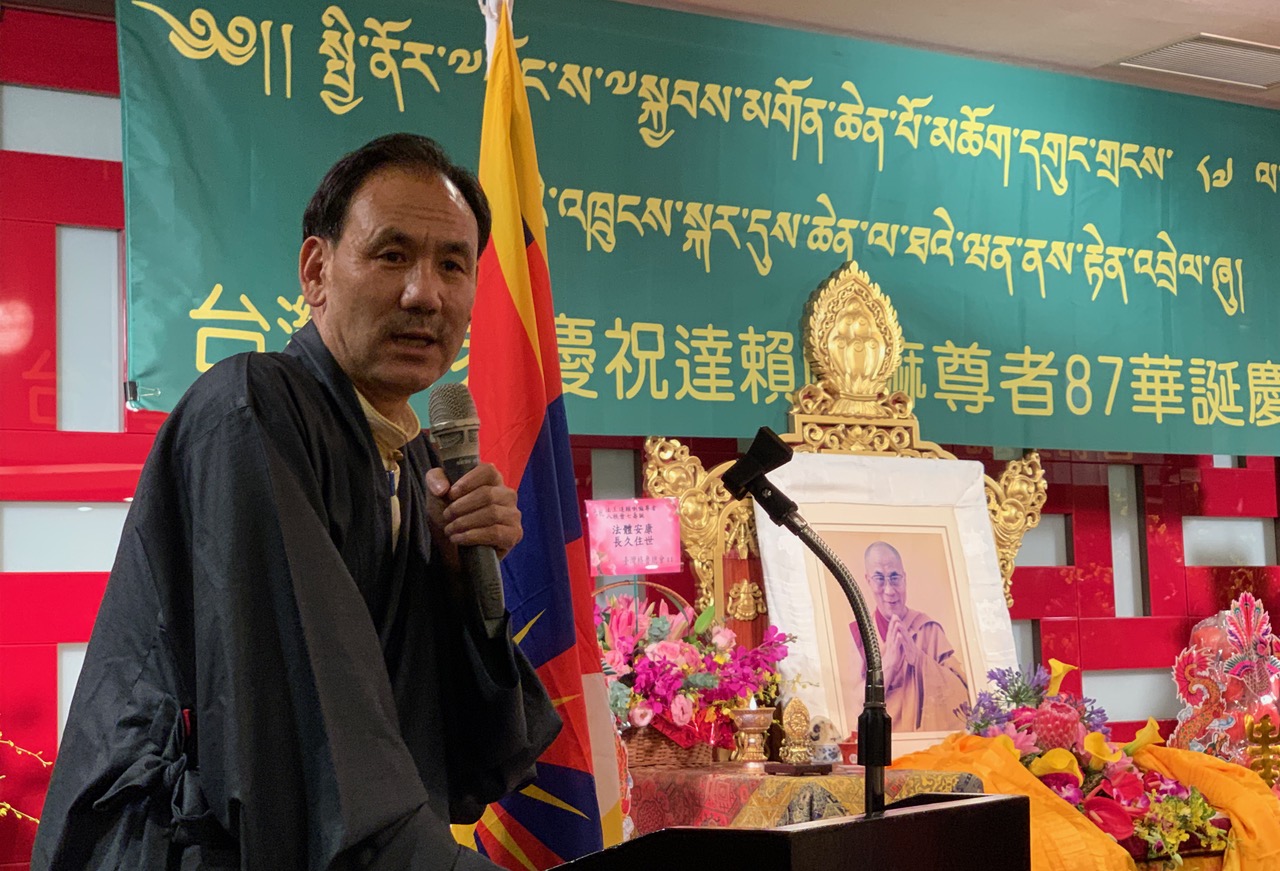 藏人行政中央、达赖喇嘛驻台代表格桑坚参。（记者夏小华摄）