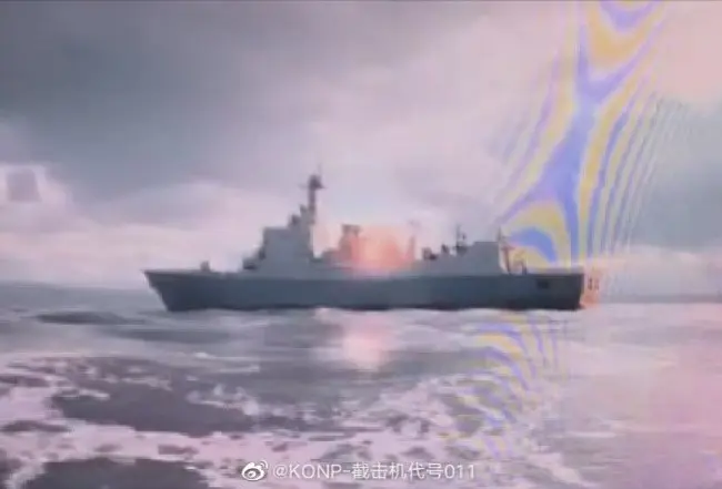 俄珠海航展宣傳片：俄戰鬥機擊毀解放軍052D軍艦
