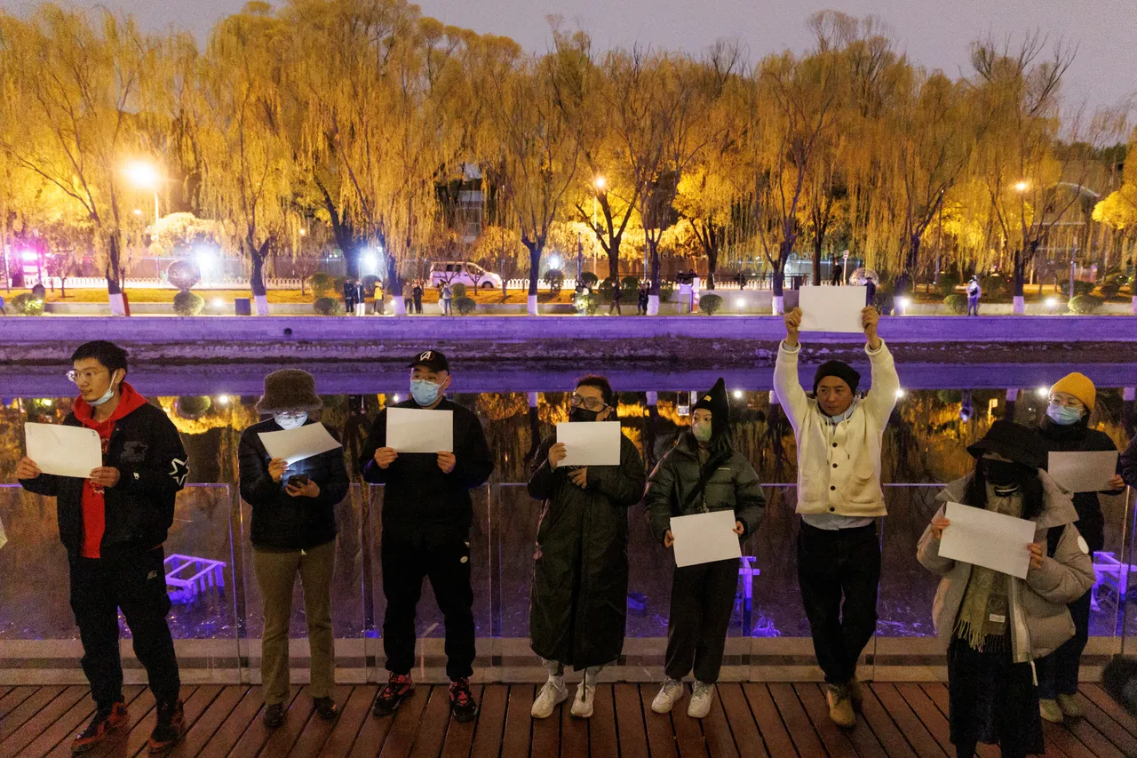 北京市井小民加入“白纸运动”：我不要每天麻木过日子