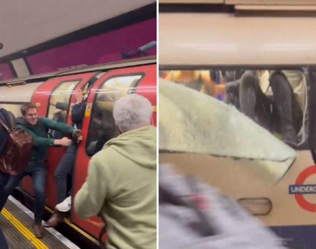 倫敦地鐵列車爆火警！乘客恐慌破窗逃命畫面曝光