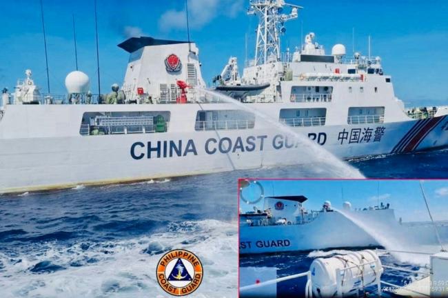 中國水炮攻擊菲律賓　改變不了AUKUS態度