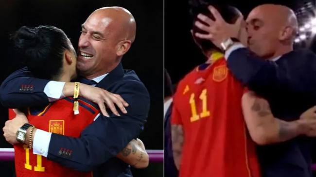 西班牙奪冠女球員遭足協主席「擠胸親嘴」