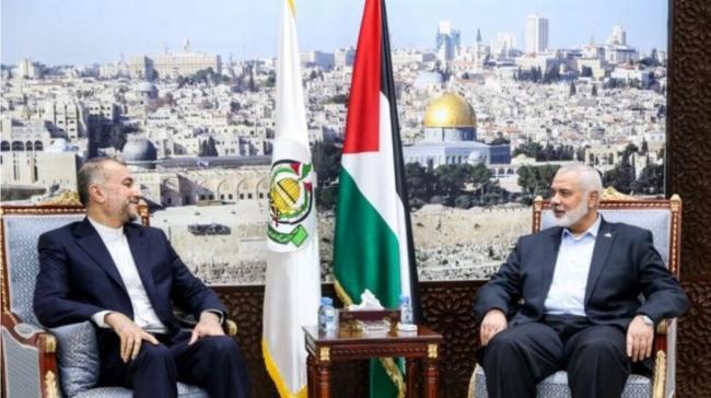 伊朗外長在卡達會見哈馬斯領導人哈尼亞