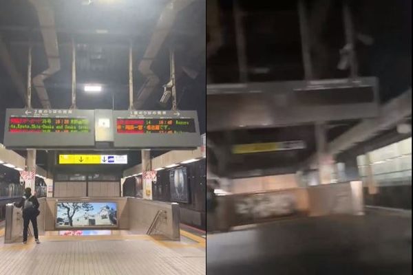 日本金澤車站狂搖14秒　「瞬間斷電」乘客崩潰