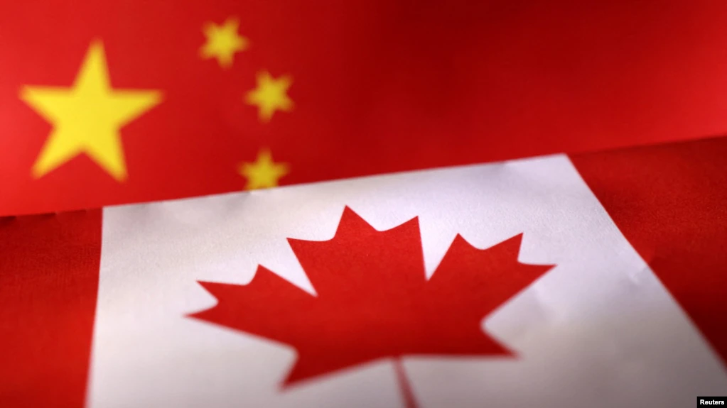 中國與加拿大國旗圖示