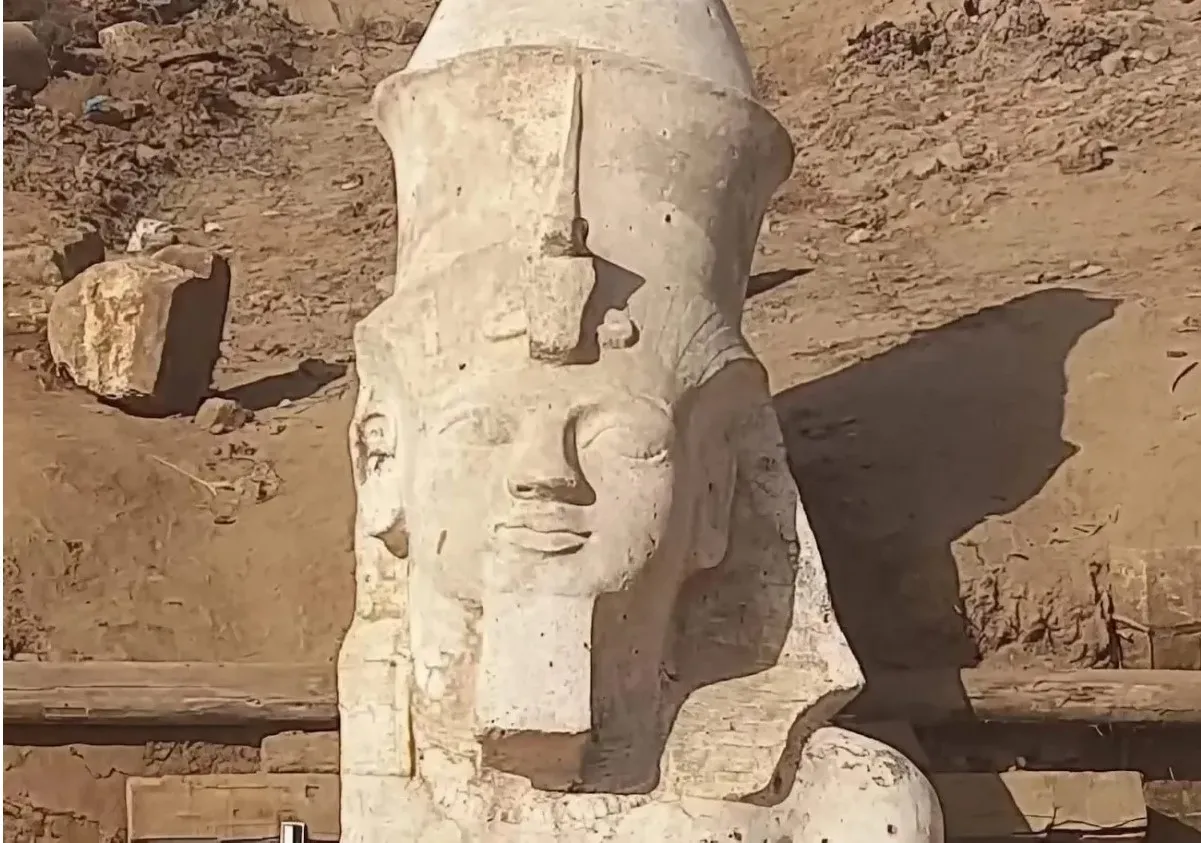最有名法老 埃及找到拉美西斯二世上半身雕像