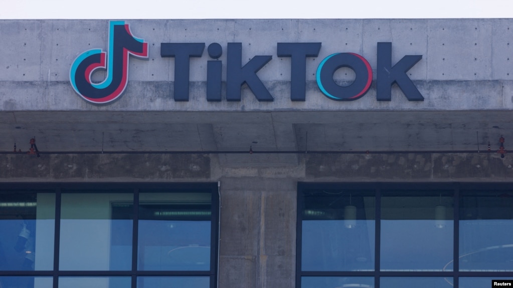 資料照片：TikTok在美國加利福尼亞州卡爾弗城的辦公樓。(2023年4月26日)