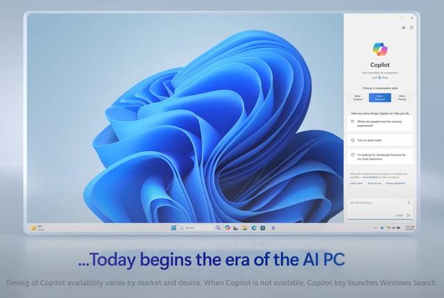 微軟首批AI電腦來了！一鍵Copilot帶飛