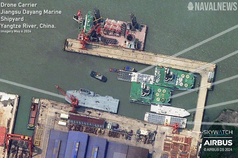 中國正秘密打造全球首艘無人機專用航母？
