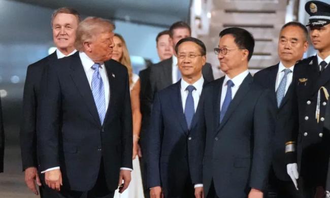 历史性时刻！胜过普京！中共超高规格接待川普 (图/4视频)