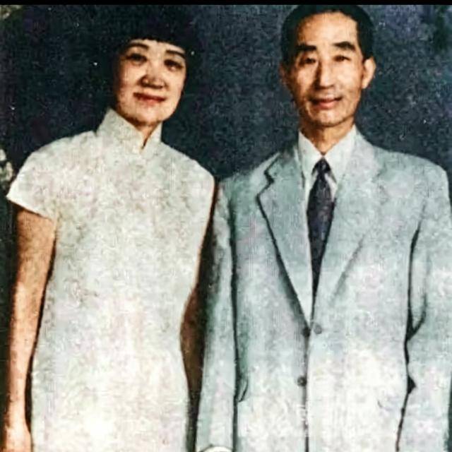 50年代，蒋碧薇和张道藩，一张罕见的合影