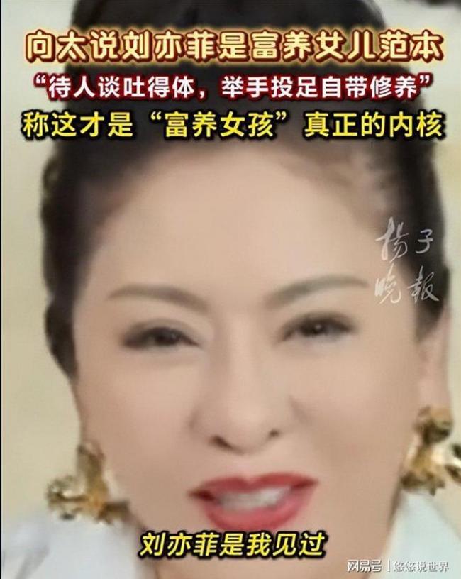 向太曝刘亦菲陈金飞真实关系：成也干爹败也干爹