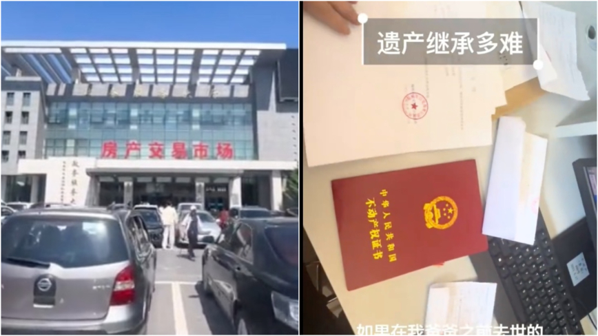 中國獨生子女繼承遺產有多難?網友:驚掉下巴(視頻)
