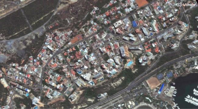 委內瑞拉地震前後衛星圖:建築大面積坍塌