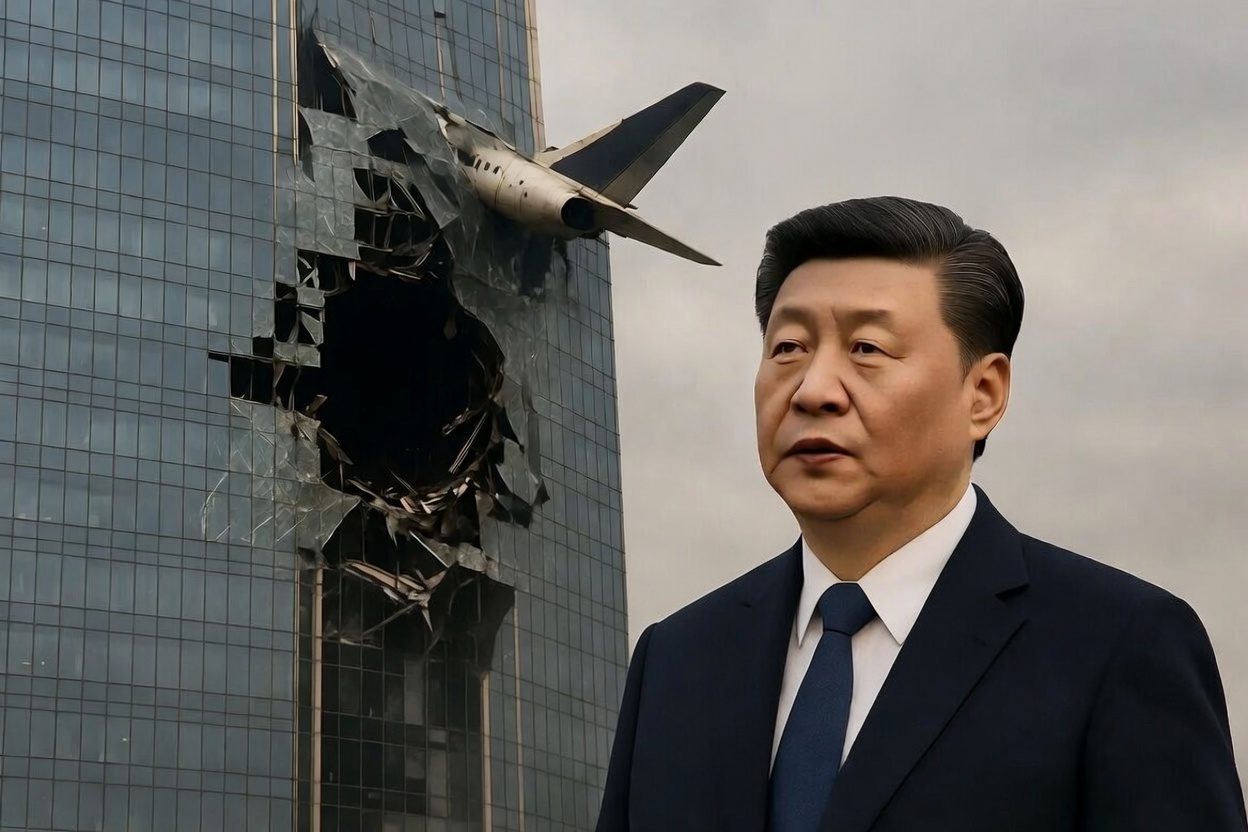 撞毁“中国尊”！“习一尊”爆了，苏联红场事件重演？