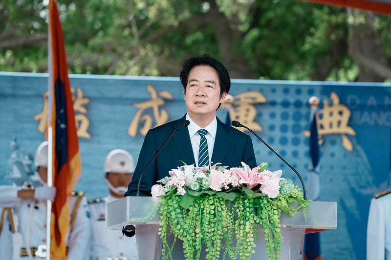 2026年7月24日,中華民國總統賴清德致詞。(中華民國總統府提供)