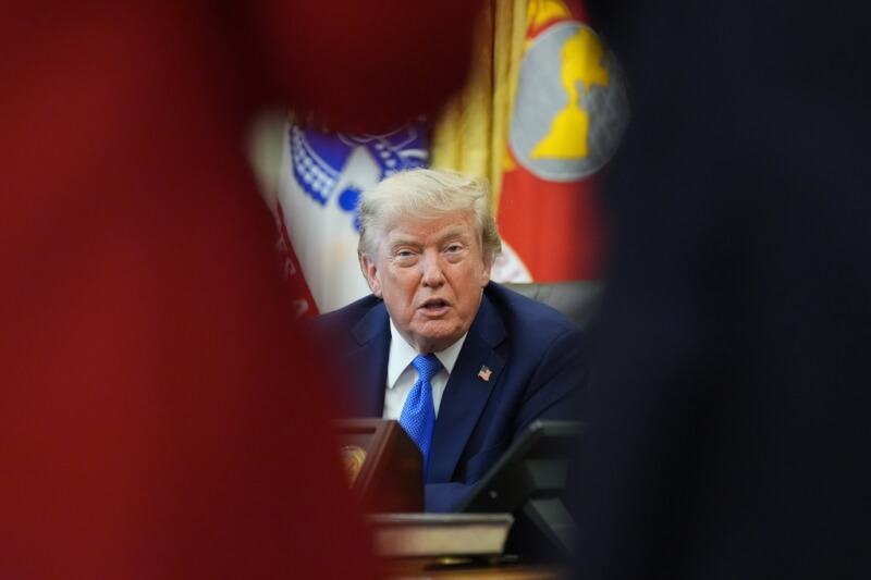 美国总统川普6日表示,他认为与伊朗的战争很快就会结束。(美联社)