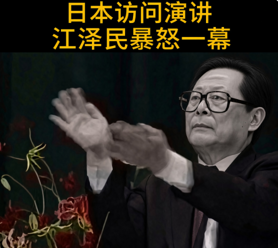 央视不敢播！一条横幅让江当场暴怒