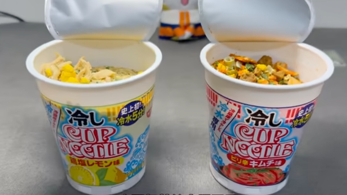 打破传统!日本首款“冷水泡面”上市一周售罄(视频)