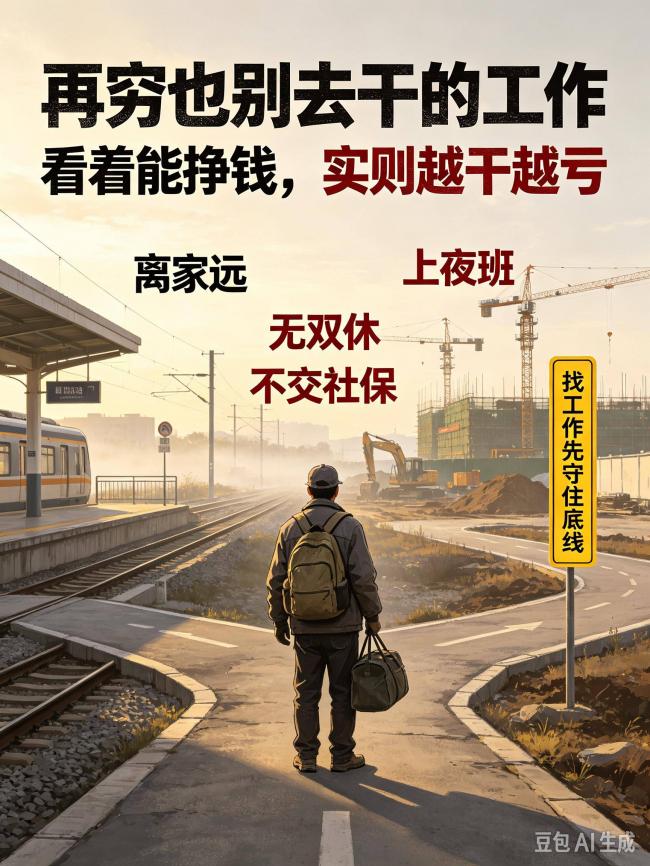再穷也别去干的4类工作，越干越亏